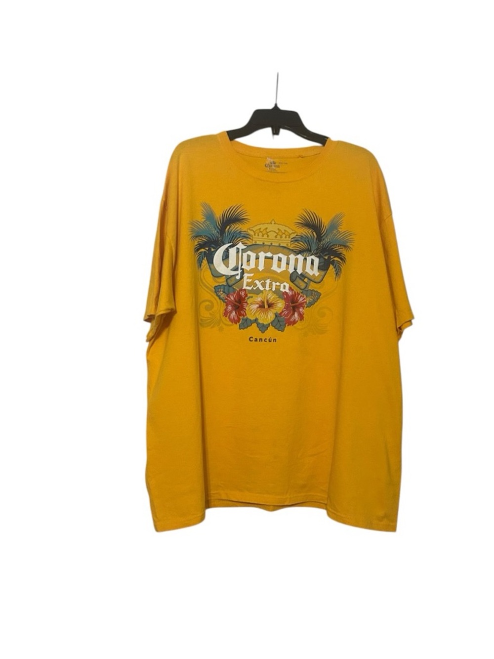 Corona Yellow Tropical Logo Tee - Short Sleeve